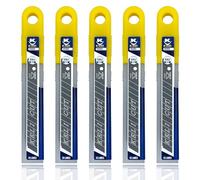 Lote de hojas, color negro brillante SK2 Juego de cuchillas desprendibles BLACK BLADE SK2 - Vida útil 3 veces mayor, grabado láser (9mm)