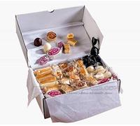 Lote de Mazapán artesano de Jijona. 2 KG - Turrones Fabián - Pack al peso o granel - Formado por: Figuritas de Mazapanes y Almendras rellenas de Turrón (blando), Bombones rellenos de Turrón (blando)