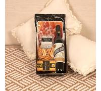 Lote de Navidad "Colección Detalles" DT 005-25 / con vino crianza López de Haro, jamón reserva, queso curado Mahón-Menorca y picos premium en bandeja regalo