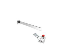 lote de toalleros para toallas de mano emco cue compuesto por toallero 416mm y juego de adhesivos, 010-8706