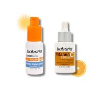 Lote facial serum vitamina c + protección 50