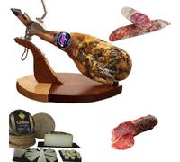 LOTE GOURMET IBÉRICO: Paleta Ibérica de Cebo Campo, Queso de Oveja Viejo, 1/2 Caña de Lomo de Cebo Campo, Salchichón y Chorizo de Bellota. ¡Un Regalo Inolvidable!