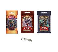 Lote Hero Realms 3 Decks: Ascendencia + Boss Liche + Boss Dragon versión francesa + 1 abrebotellas Blumie (Liche Dragon Ascendance)
