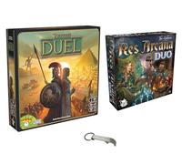 Lote Res Arcana Duo + Seven Wonders Duel + 1 Decap Blumie (7 Wonders + Res Arcana)