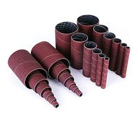 LotFancy - Fundas de lija de óxido de aluminio abrasivo, paquete de 18 (3 de 1/2", 3/4", 1", 1-1/2", 2" y 3")