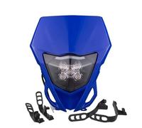 LOTFI Faro LED for motocicleta, faro delantero apto for YAMAHA WR250F 2015-2019 WR450F WR 250F 450F WRF MX Enduro Dirt Pit Bike H4 (Size : Led blue)