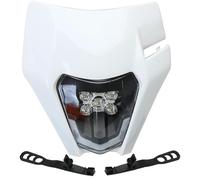 LOTFI Faro LED for motocicleta, linterna for cabeza compatible con KTM EXC EXCF SX SXF XC XCF XCW XCFW 530 450 350 300 250 150 125 (Size : A White)