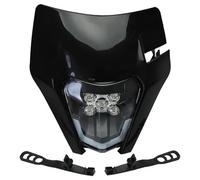 LOTFI Faro LED for motocicleta, linterna for cabeza compatible con KTM EXC EXCF SX SXF XC XCF XCW XCFW 530 450 350 300 250 150 125 (Size : A Black)