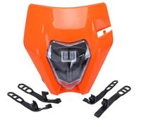 LOTFI Faro LED for motocicleta, linterna for cabeza compatible con KTM EXC EXCF SX SXF XC XCF XCW XCFW 530 450 350 300 250 150 125 (Size : B Orange)