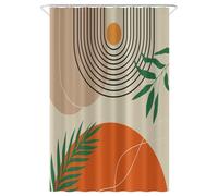 Loti Living Cortina de Ducha Textured Art 120x200 cm - Diseño Artístico - Poliéster Lavable e Impermeable