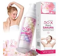 Lotion Corporelle à la Vitamine C et Niacinamide - Pour un Teint Uniforme - Éclaircit les Aisselles, Genoux et Coudes - Crème Douce Contre les Taches Sombres - Pour Femmes et Hommes - 2x80g