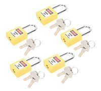 LOTO LOCK AISLAMIENTO TAGOUT MANUAL PARA ALIMENTACIÓN, SIN FORMACIÓN LOCKOUT LOCK SET PARA LOGISTICA DE ENERGÍA AJERÁRICA Transporte (YELLOW)