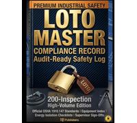 LOTO Master Compliance Record: Audit-Ready Safety Log: 200-Inspection High-Volume Edition | Official OSHA 1910.147 Standards with Equipment Index, ... Checklists, and Supervisor Sign-Offs.