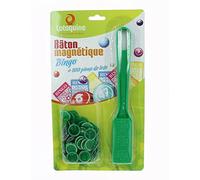 Lotonique BSK1B2 - Barra magnética con 100 fichas para Bingo, color verde