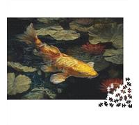 LotoPokemon Dorado fluyendo por el Agua Rompecabezas Puzzle,1000pcs (75x50cm) Adulto Juego Educativo Decoración del Hogar