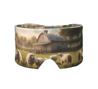 Lots of Cute Sheep - Diadema unisex para dormir de lado, antifaz y orejeras (26.8 x 4.3 pulgadas), orejeras ajustables para interiores y exteriores, viajes, yoga, cómodas