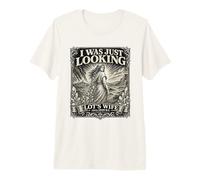 Lots Wife Circa 1900 BC Divertido Fe Humor Diseño Chistes Chistes Camiseta Premium