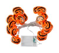 Lotsdonxia Guirnalda de luces de calabaza de Halloween, 3 m, 20 luces LED