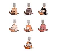 Lotsdonxia Paquete de 7 tapones antipolvo USB-C para gatos, cubiertas de puerto de encanto que protegen contra el polvo y la humedad, divertidos accesorios de decoración para lectores electrónicos
