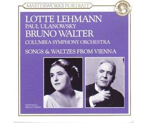 Lotte Lehman, Bruno Walter: Songs And Waltzes From Vienna - CD