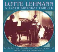 Lotte Lehmann Lotte Lehmann: A 125th Birthday Tribute (CD) (Importación USA)