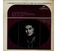LOTTE LEHMANN OPERA ARIAS vinyl record