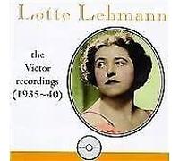 Lotte Lehmann - Victor Recordings 1935