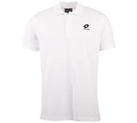 Lotto 1124003 Polo para Hombre, Corte Regular, Color Blanco Brillante, Talla M