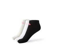 Lotto (12 pares Calcetines mujer, Cubrezapatillas de algodón resistente, Transpirable, Ligero, Ideal para Gym, Fitness, Pilates, Certificados OEKO-TEX, Colores surtidos, Talla única, Made in Italy