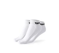 Lotto, 12 Pares Calcetines Técnicos Hombre/Mujer de Algodón Suave con Plantilla de Micro Esponja, Ideal para Correr, Gym, Fitness, Pilates, Certificados OEKO-TEX, Blancos, 43-46