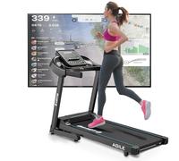 LOTTO Agile Cinta de Correr Plegable,Eléctrica,2.5 CV,1-10 km/h,Inclinación motorizada 15 Niveles,120x40cm,Ordenador LED,Bluetooth Spax/Kinomap/Zwift,100kg