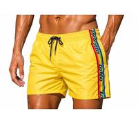 Lotto Bañador hombre bóxer playa pantalones cortos de baño - T Shirt hombre, 48408 Amarillo, L