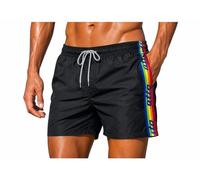 Lotto Bañador hombre bóxer playa pantalones cortos de baño - T Shirt hombre, 48408 Negro, M
