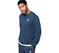 Lotto Basic Sweatshirt para Hombre, de algodón, sin Capucha y con Logo pequeño | Corte Regular, Tallas S-3XL | Suéter Casual cómodo y versátil