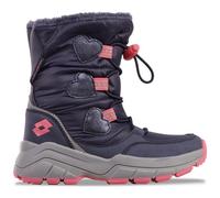 LOTTO Botas de media longitud Traleika Tex K para niñas, Azul marino, rosa., 33 EU