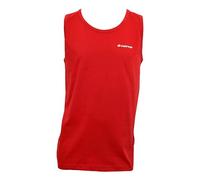 Lotto Camiseta de tirantes para hombre de algodón colorido - Camiseta sin mangas para hombre de algodón peinado - Remero, 1 Pieza Rojo, L
