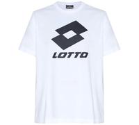 Lotto Camiseta para Hombre, Blanco Brillante, XL