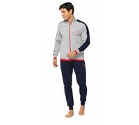 Lotto Chándal para hombre de felpa de gasa - Chándal completo para hombre - Chándal deportivo para hombre de algodón afelpado - Chándal para hombre de invierno, 2028 GRIS, L