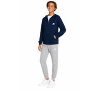 Lotto Chándal para niño y niña de sudadera de verano con cremallera completa - Chándal de verano Junior Teen ligero, SUDADERA AZUL + PANTALÓN GRIS, 7 años