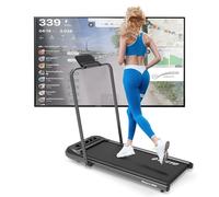 LOTTO Easyrun 200 Cinta de Correr Plegable,Walking Pad,Eléctrica,2.5 CV,1-10km/h,100x42cm,Ordenador LED,Design Compacto,Peso máximo de Usuario 100kg,Control Remoto