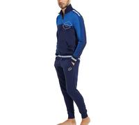 LOTTO homewear Chándal deportivo para hombre de sudadera de algodón gasa de verano - Mono de primavera y verano para hombre de algodón cepillado, entretiempo tallas maxi calibrado, BLUETTE 159, L