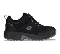 LOTTO Ketcham Low Tex K Zapatillas Unisex para niños, Color Negro/Gris, Talla 25 EU, Negro y Gris, 25 EU