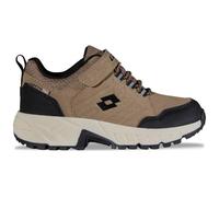 LOTTO Ketcham Low Tex K Zapatillas Unisex para niños, marrón/Negro, Talla 28 EU, marrón y Negro, 28 EU