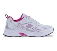 Lotto Kitaura Unisex, Zapatillas Adulto, Blanco y Rosa, 41 EU