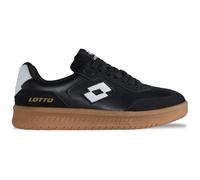 Lotto Makera Unisex, Zapatillas Adulto, Negro Blanco, 44 EU