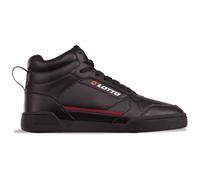 Lotto Nandu Mid Unisex, Zapatillas Adulto, Negro y Rojo, 43 EU