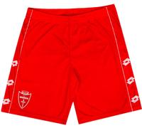 Lotto - Pantalón corto Monza Primera Equipación 2024-2025, Unisex, Red, S
