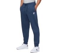 Lotto Pantalones de chándal para hombre, color azul oscuro, talla M, pantalones de entrenamiento para hombre con bolsillos laterales, pantalones de chándal con cintura elástica y cordón, pantalones