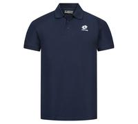 LOTTO Piqué Algodón Camiseta Polo Casual Para Hombre Ajuste Regular Navy Nueva