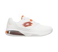 Lotto Raptor Hyperpulse 300 Clay All White/Etruscan Red Zapatillas de tenis para hombre EUR 42